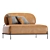 Modern Pawai Leather Sofa 3D model small image 4
