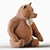 Cuddly Bear Plush Toy 3D model small image 7