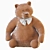 Cuddly Bear Plush Toy 3D model small image 17