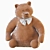 Cuddly Bear Plush Toy 3D model small image 27