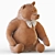 Cuddly Bear Plush Toy 3D model small image 45