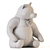Cuddly Bear Plush Toy 3D model small image 5