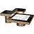 Elegant Tatler Coffee Table: Perfect Addition for your Living Room 3D model small image 1