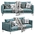 COCO Interface Sofa: Modern Design, Maximum Comfort 3D model small image 3