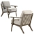 Modern Chair08 - Stylish Mid Century Design! 3D model small image 4