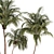Lush Green Palm Tree Set 185 3D model small image 4