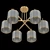 Crystal Lux Sergio PL6 Pendant 3D model small image 2