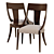 Century Dain Side Chair: Stylish and Compact 3D model small image 1