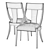 Century Dain Side Chair: Stylish and Compact 3D model small image 2