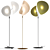 Elegant Manta Floor Lamp 3D model small image 1