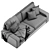 Cozy Comfort: Ikea Kivik Sofa 3D model small image 6