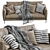 Modern Interface Leather Sofa 3D model small image 5