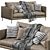 Modern Interface Leather Sofa 3D model small image 7