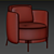 Stylish Armchair for Modern Living 3D model small image 4