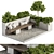 Elevated Oasis: Roof Garden Set 3D model small image 1