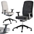 ErgoFlex Office Chair Set 3D model small image 1