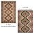 Versatile Set of 6 Rugs 3D model small image 2