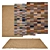 Versatile Set of 6 Rugs 3D model small image 1