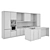 Ultra-Modern Kitchen Set 3D model small image 6