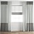 Elegant Curtain Collection 3D model small image 1