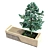 Greenery Box Bench: 102 Plant Set 3D model small image 5