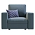 Timeless Elegance: Classic Armchair 3D model small image 4