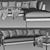 Andes Sofa by West Elm: Modern Comfort in Minimal Design 3D model small image 4