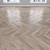 Oak Parquet Flooring: Herringbone, Linear, Chevron 3D model small image 3