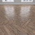 Parquet Oak: Herringbone, Linear, Chevron 3D model small image 3