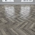 Oak Parquet: Herringbone, Linear, Chevron 3D model small image 4