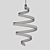 Coil Design LED Pendant 3D model small image 4