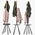 Sleek Kangleon Coat Rack 3D model small image 1