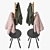 Sleek Kangleon Coat Rack 3D model small image 3