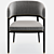 Elegant Mark Aster Dining Chair 3D model small image 2