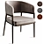 Elegant Mark Aster Dining Chair 3D model small image 7