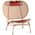 Versatile Bamboo Nomad Chair 3D model small image 1