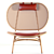 Versatile Bamboo Nomad Chair 3D model small image 2