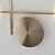 Matte Gold Wall Sconce: Modern Elegance 3D model small image 2