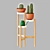 SATSUMAS Bamboo Plant Stand - 78cm Height 3D model small image 1