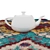 Round Rugs Collection: Set of 6 Unique Designs 3D model small image 6