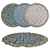 Round Rugs Set 190 - Versatile and Stunning 3D model small image 1