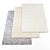 Luxury Collection 4-Piece Rugs 3D model small image 1