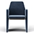 Sleek and Stylish Anthony Chair 3D model small image 3