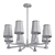 Elegant Sorrel Chandelier 3D model small image 2