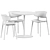 Elegant Table and Chair Set 3D model small image 6