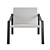 Elegant Allure Armchair 3D model small image 2