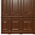 Wooden Panel Set 400-700: Textured UVW, Dif, Ref, Glos, Normal 3D model small image 4