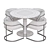 Modern Dining Set: Sleek Design, V-Ray Render 3D model small image 4