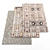 Zambia Rugs: High Resolution, 4-Piece Set 3D model small image 1