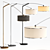 Modern Minimalist Balance Floor Lamp 3D model small image 1